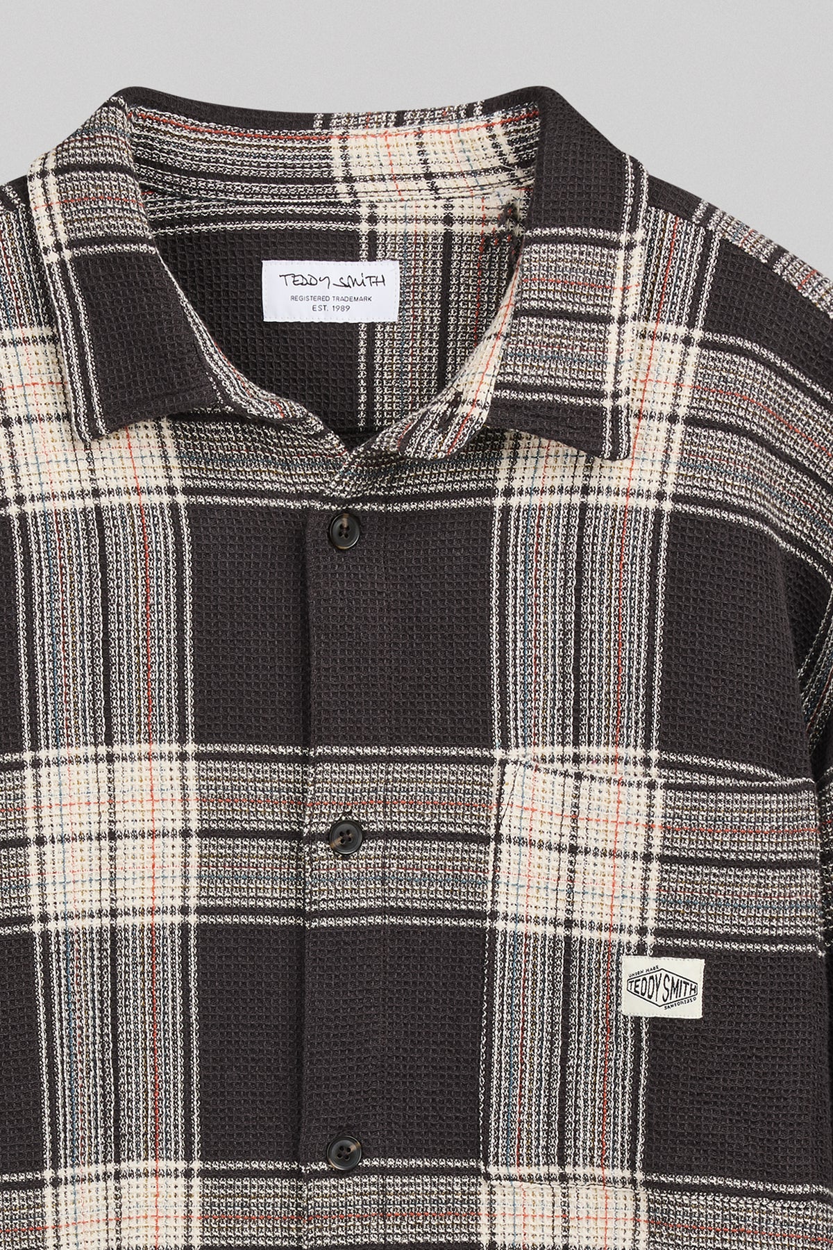 Chemise C-STRUCTURE ML MARRON FONCE