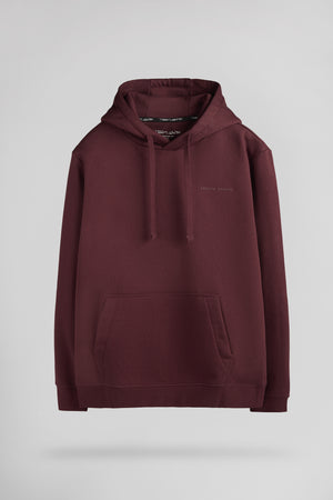 Sweat à capuche S-NARK HOODY BORDEAUX FONCE