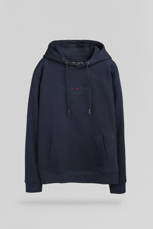 Sweat à capuche S-JIM HOODY TOTAL NAVY