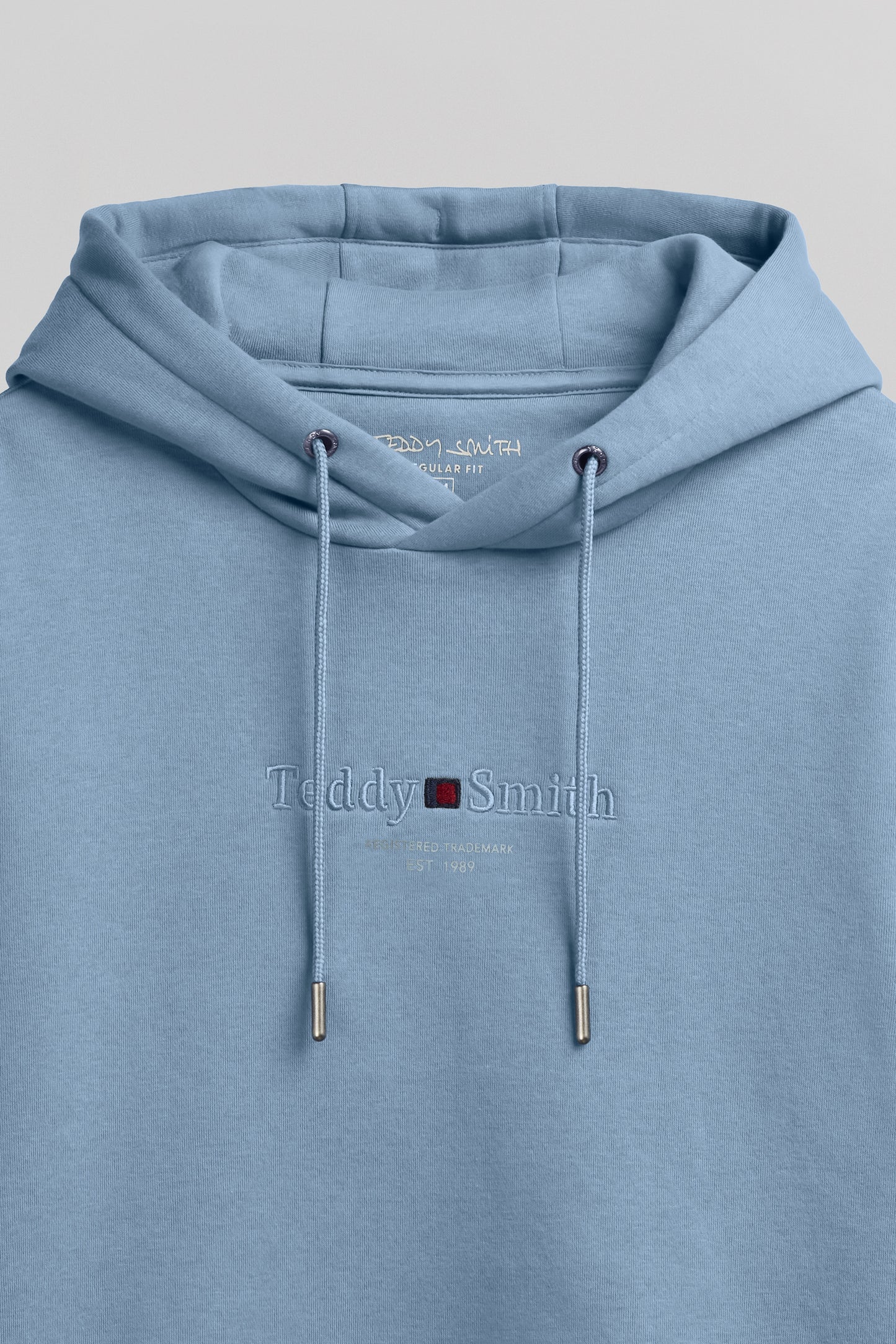 Sweat à capuche S-JIM HOODY BLEU MINERAL