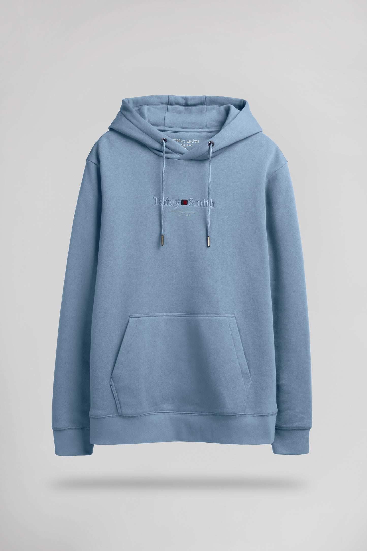 Sweat à capuche S-JIM HOODY BLEU MINERAL