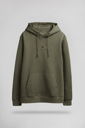 Sweat à capuche S-JIM HOODY DUSTY KAKI