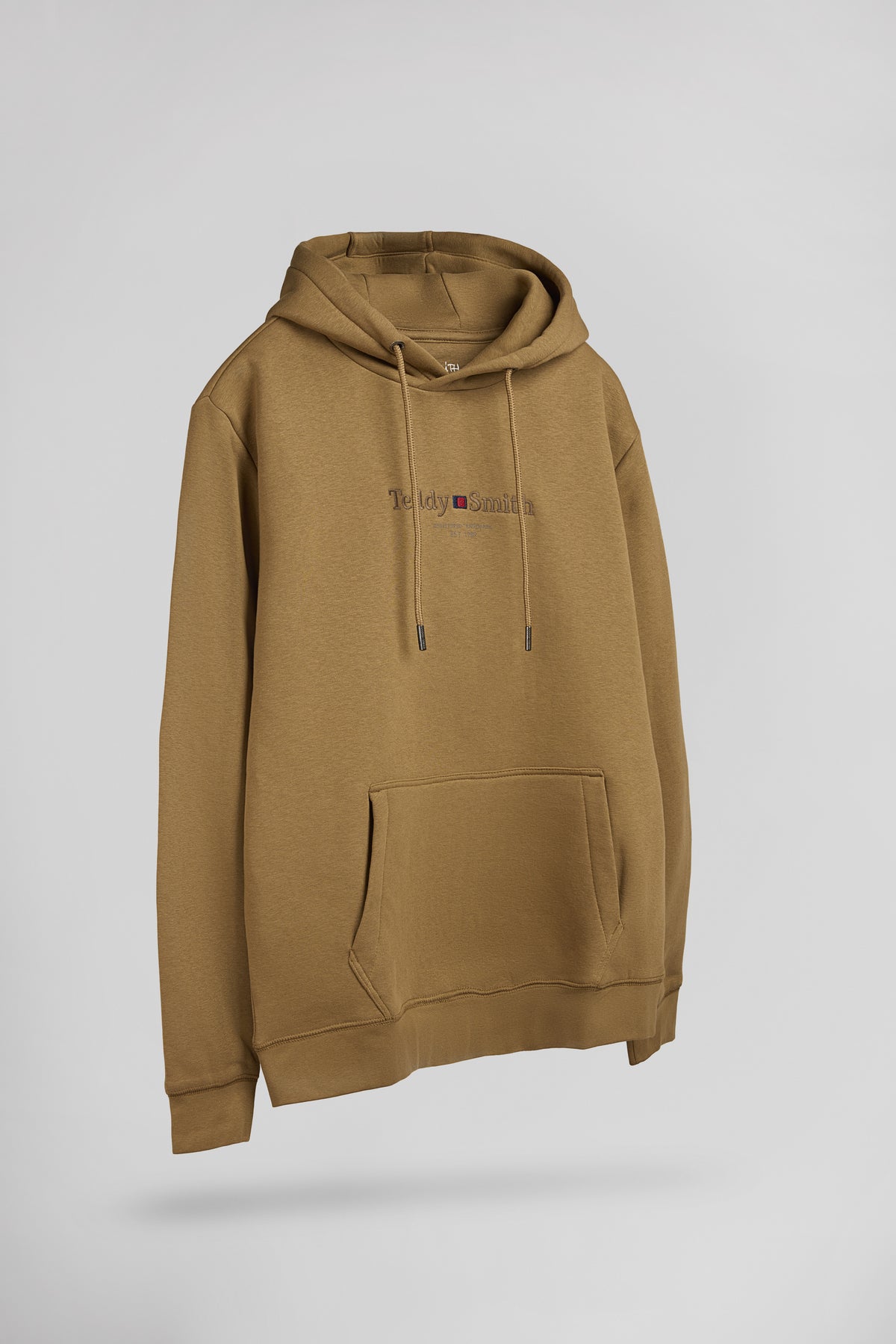 Sweat à capuche S-JIM HOODY NOISETTE