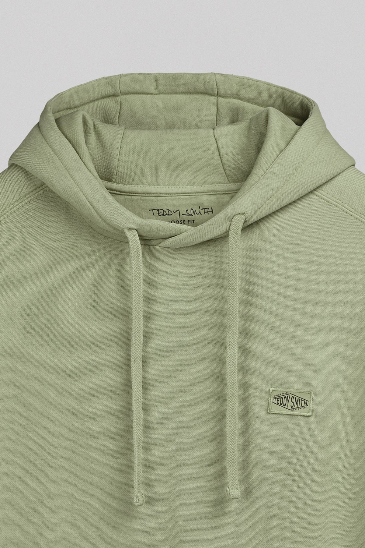 Sweat ample à capuche S-NATEO HOODY BLEACH KAKI