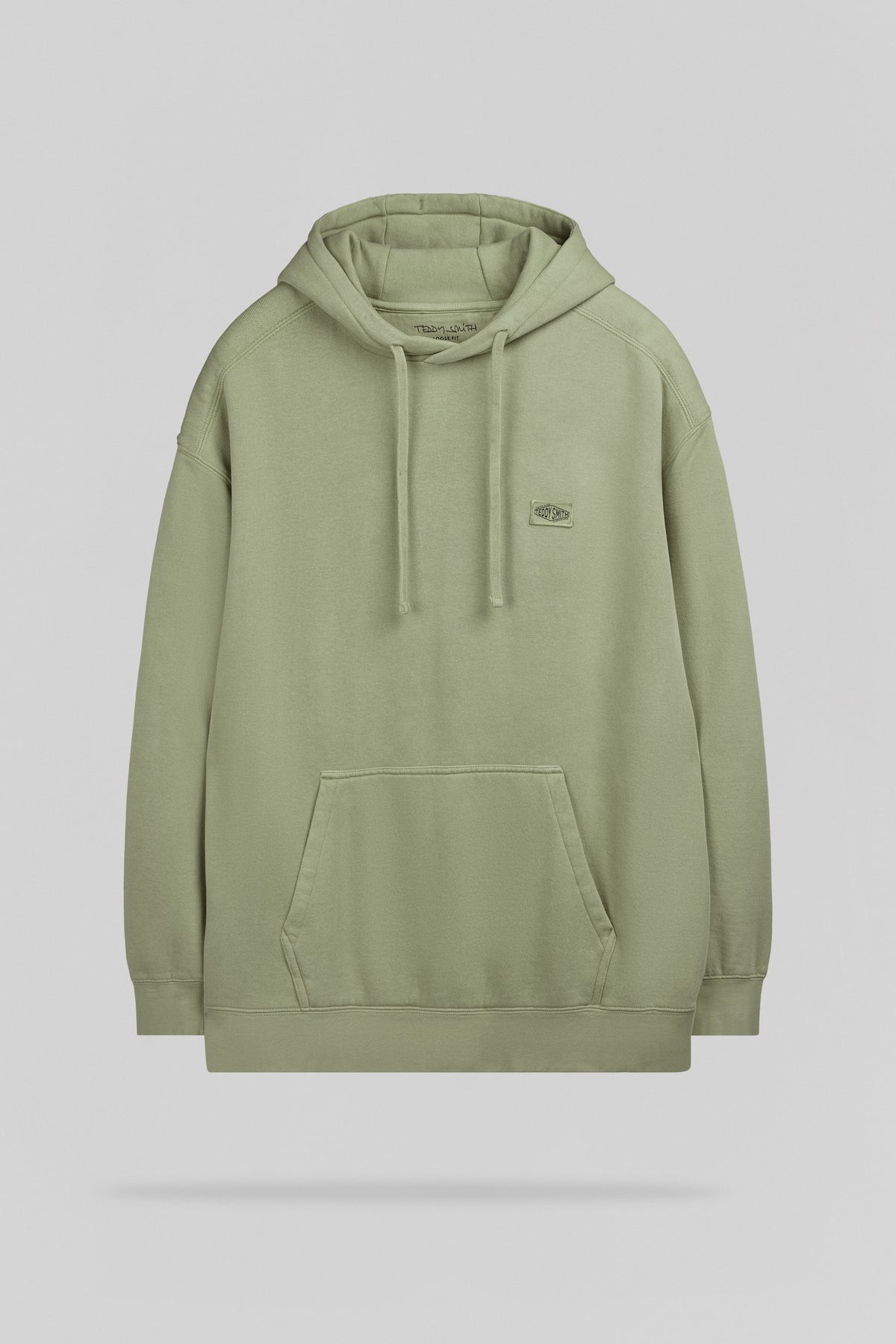 Sweat ample à capuche S-NATEO HOODY BLEACH KAKI
