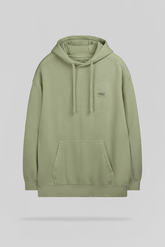 Achat Sweat ample à capuche S-NATEO HOODY BLEACH KAKI