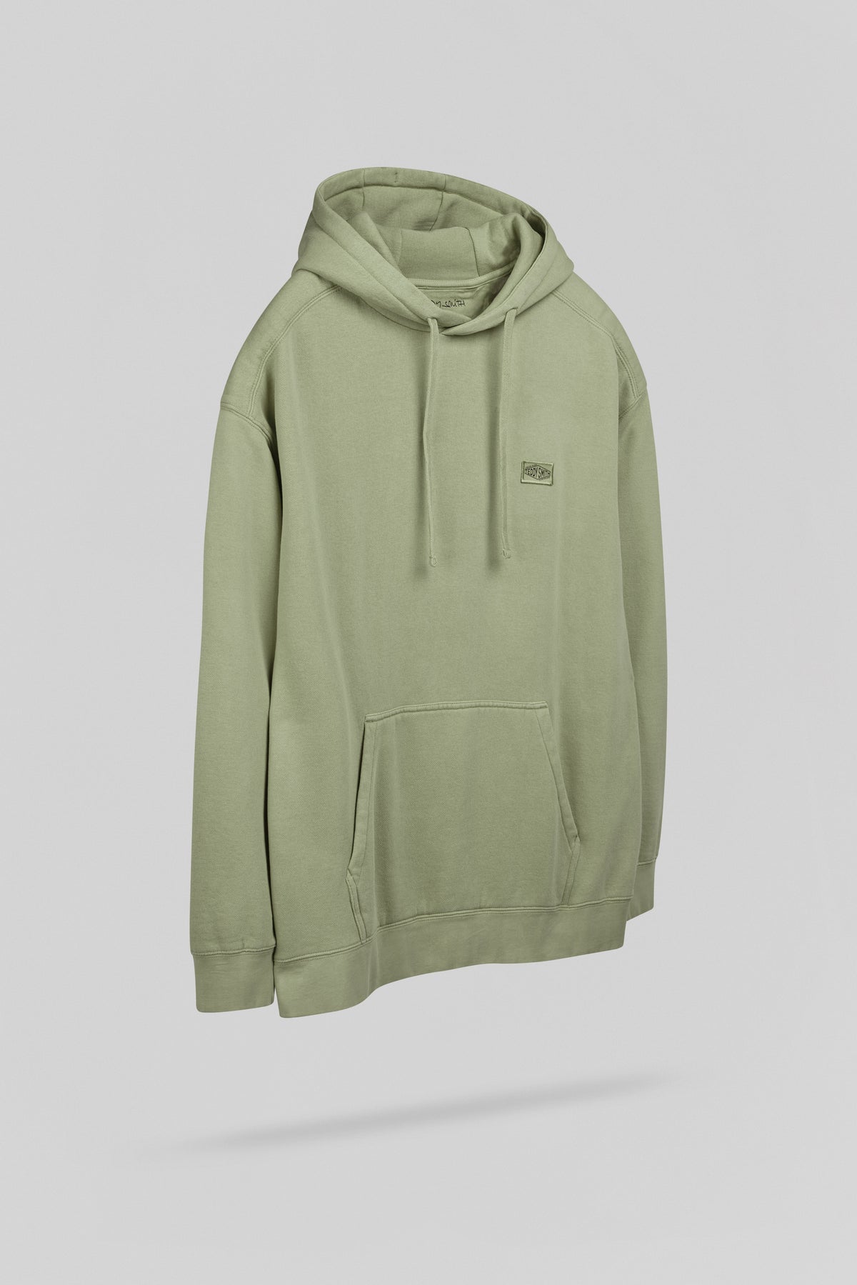 Sweat ample à capuche S-NATEO HOODY BLEACH KAKI