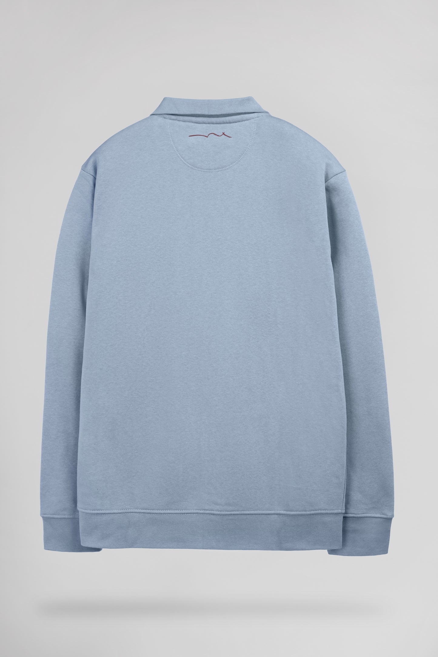 Gilet sweat zippé col montant G-NARKUS ZIP BLEU MINERAL