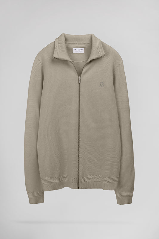 Achat Gilet zippé col montant G-ETTORE 2 WOLF BEIGE