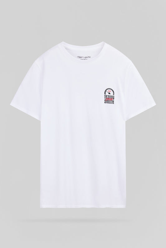 Achat T-shirt T-CARS 2 MC BLANC