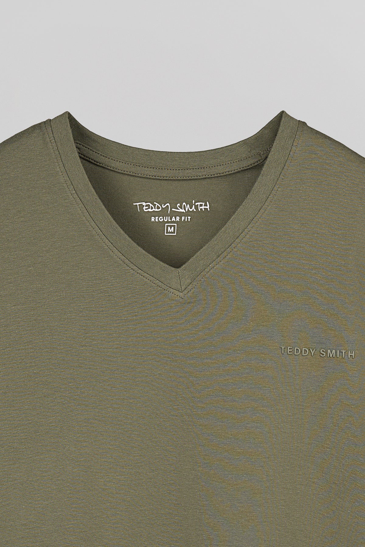 T-shirt Col V TAWAX 2 MC DUSTY KAKI