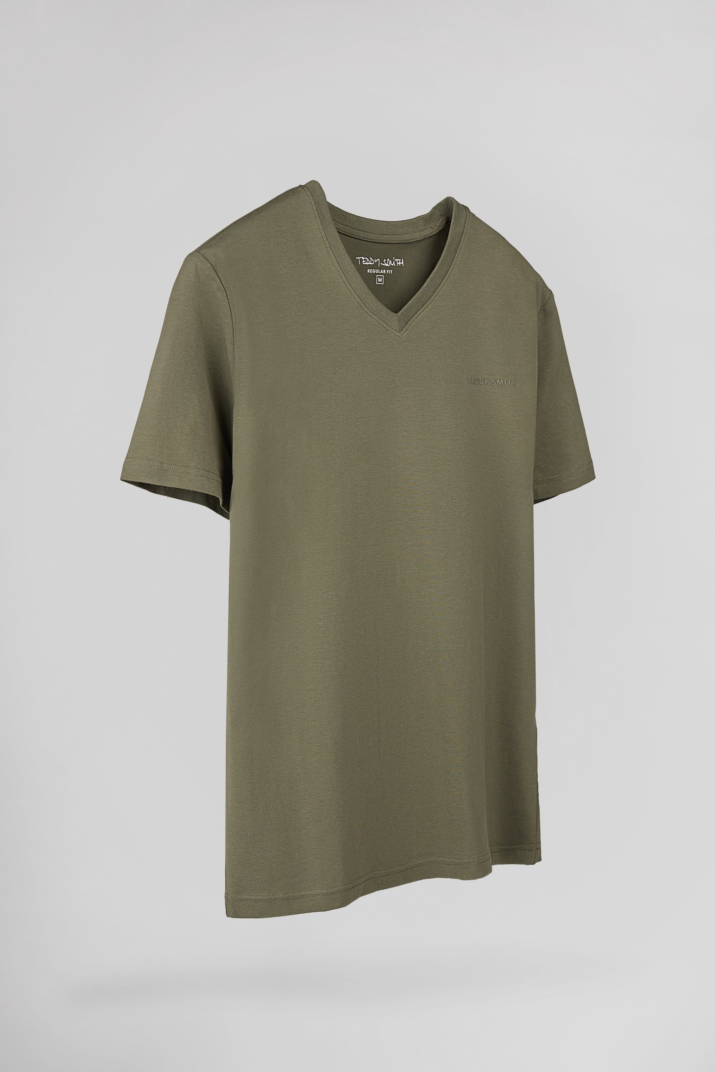 T-shirt Col V TAWAX 2 MC DUSTY KAKI