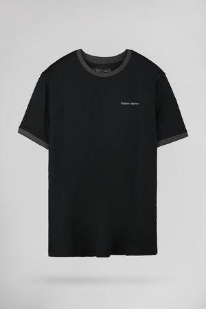T-shirt col rond THE TEE 2 R MC NOIR/SILVER