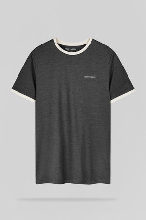 T-shirt col rond THE-TEE 2 R MC ANTHRACITE CHINE