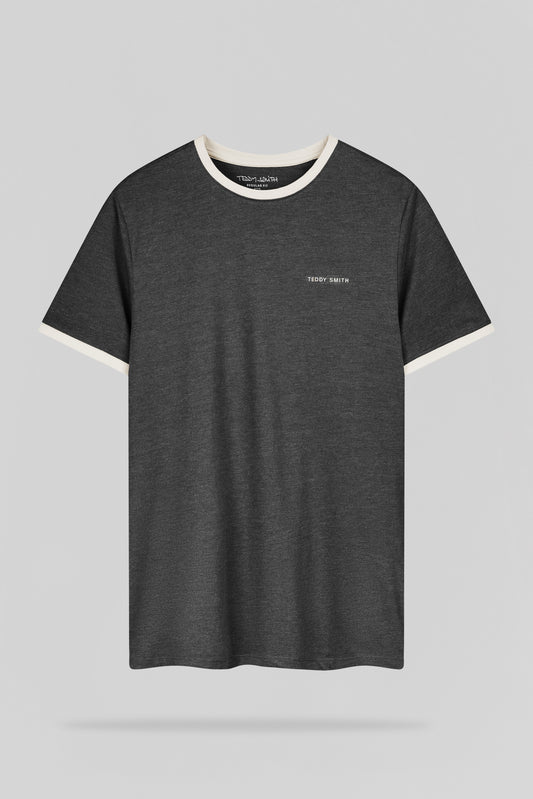 Achat T-shirt col rond THE-TEE 2 R MC ANTHRACITE CHINE