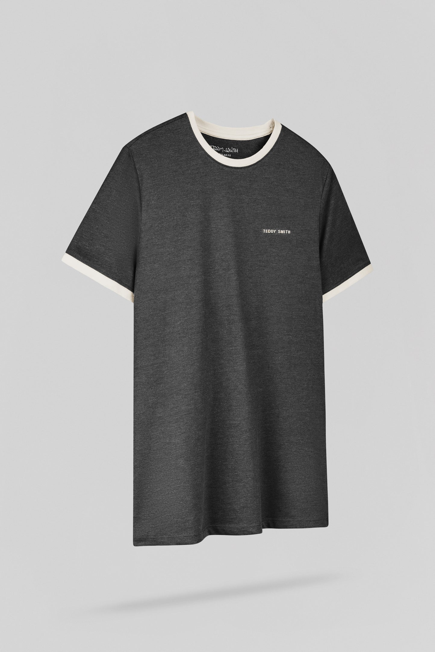 T-shirt col rond THE-TEE 2 R MC ANTHRACITE CHINE