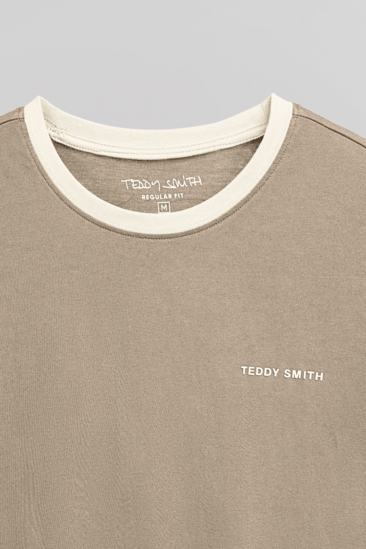 T-shirt col rond THE-TEE 2 R MC WOLF BEIGE