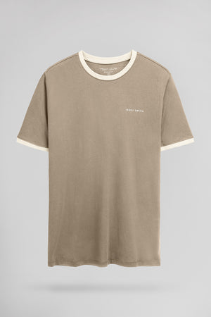 T-shirt col rond THE-TEE 2 R MC WOLF BEIGE