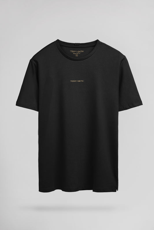 Achat T-shirt col rond T-SOY 2 MC NOIR