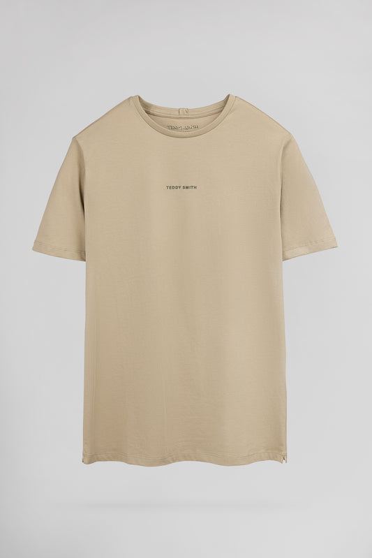 Achat T-shirt col rond T-SOY 2 MC BEIGE
