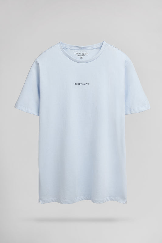 Achat T-shirt col rond T-SOY 2 MC PASTEL BLUE