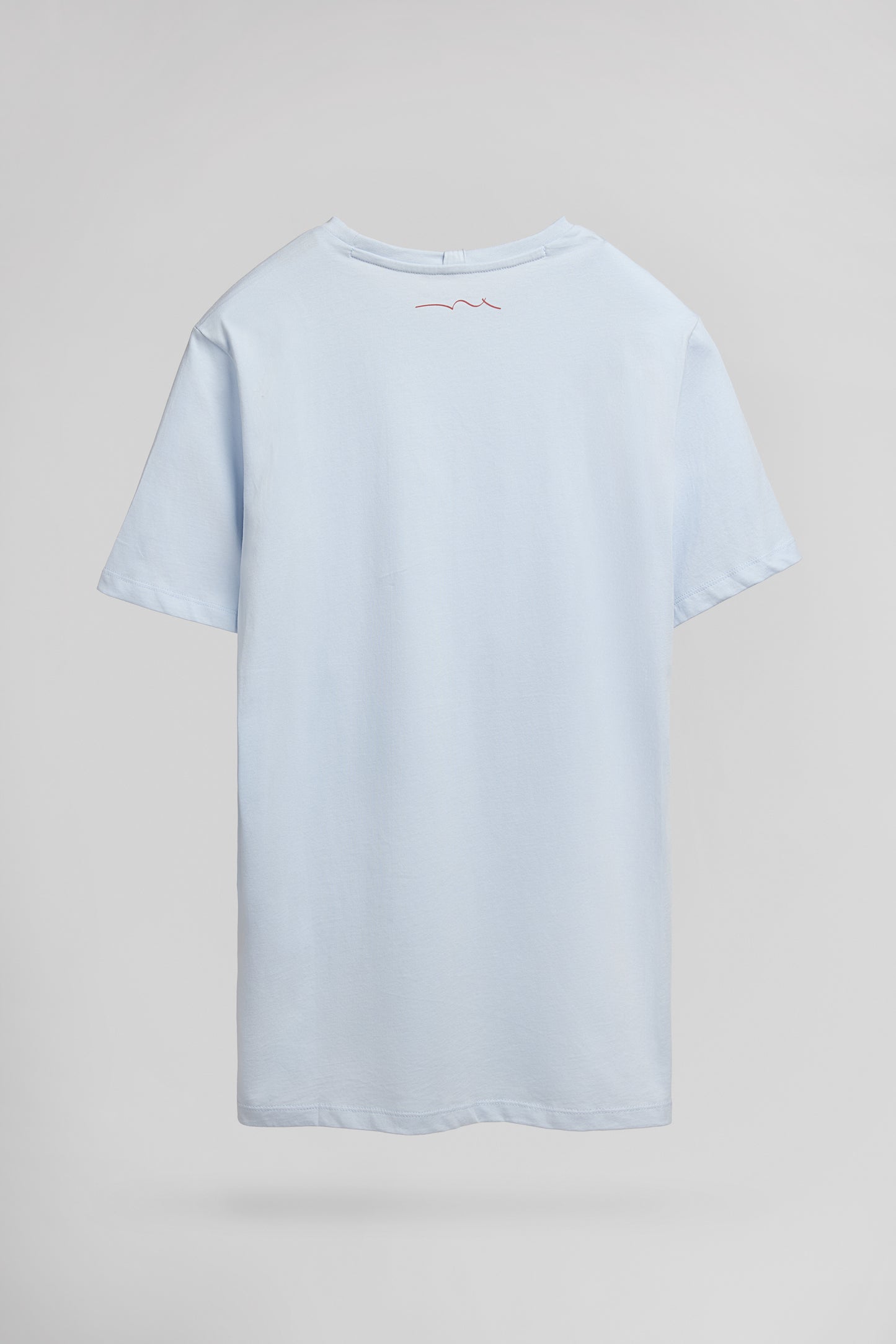 T-shirt col rond T-SOY 2 MC PASTEL BLUE