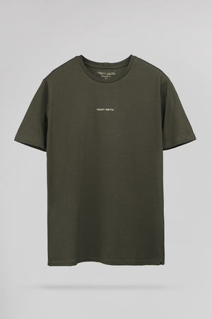 T-shirt col rond T-SOY 2 MC DEEP KAKI
