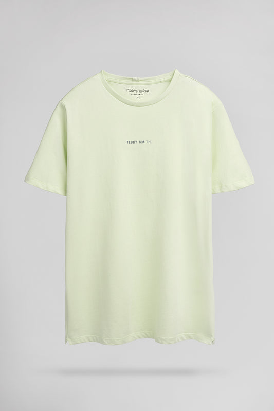 Achat T-shirt col rond T-SOY 2 MC VERT NACRE