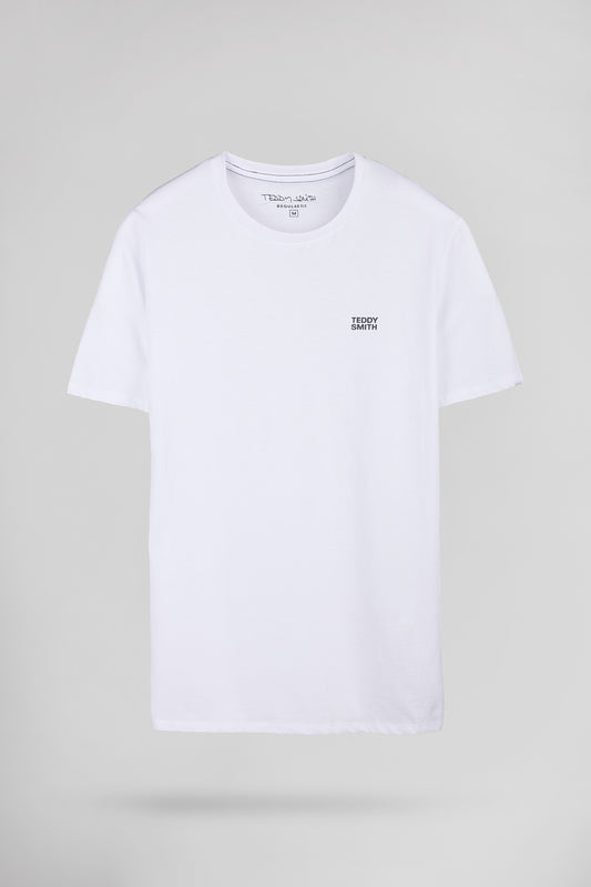 Achat T-shirt col rond THE TEE 1 MC BLANC