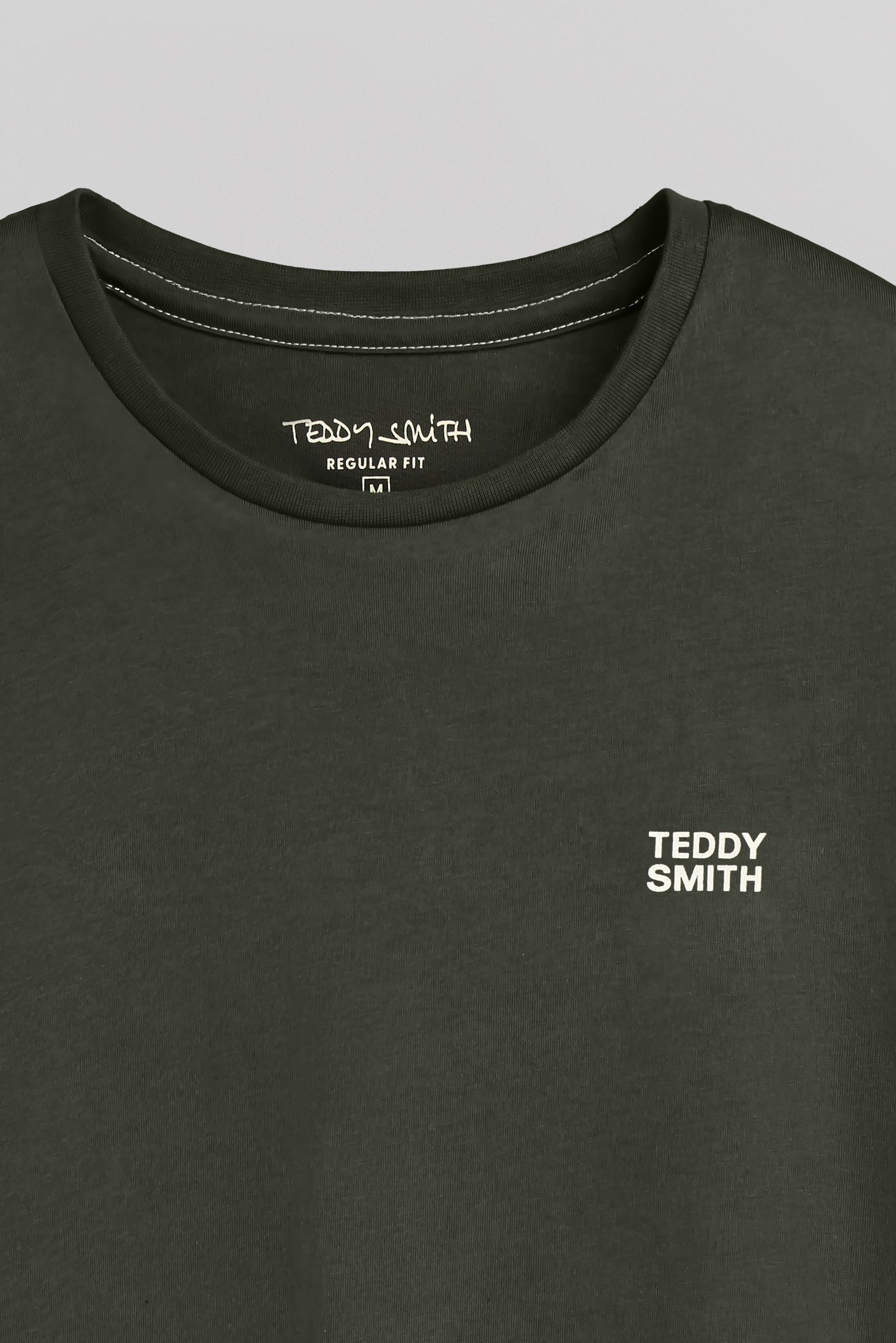T-shirt col rond THE TEE 1 MC DEEP KAKI
