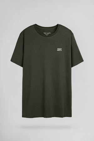 T-shirt col rond THE TEE 1 MC DEEP KAKI