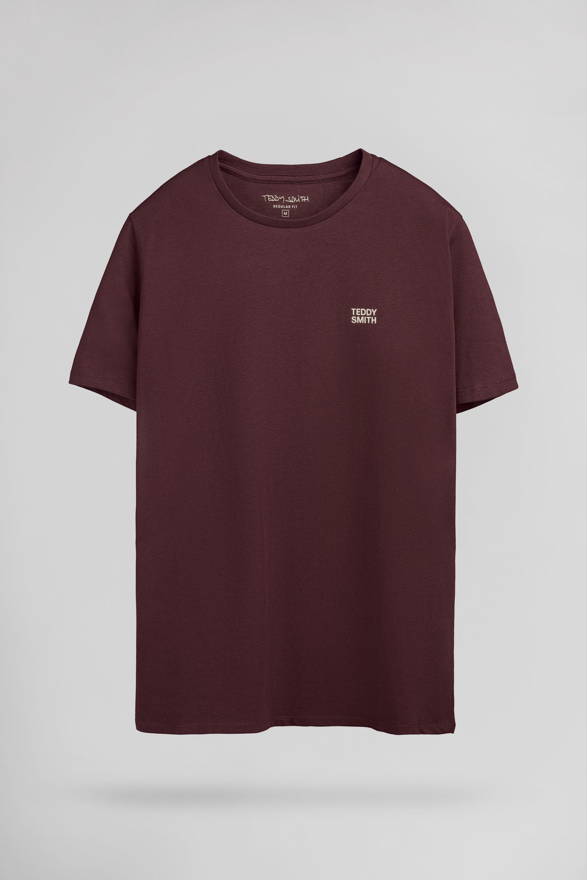 T-shirt col rond THE TEE 1 MC BORDEAUX FONCE