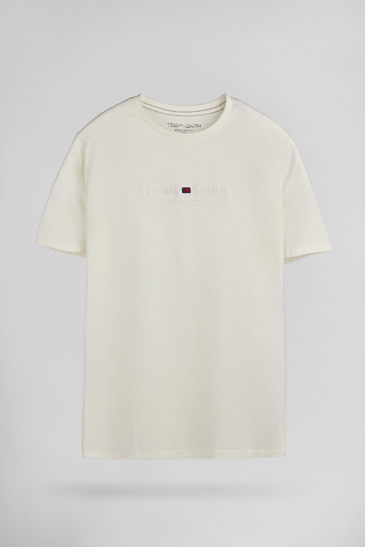 T-shirt col rond T-JIM MC MIDDLE WHITE