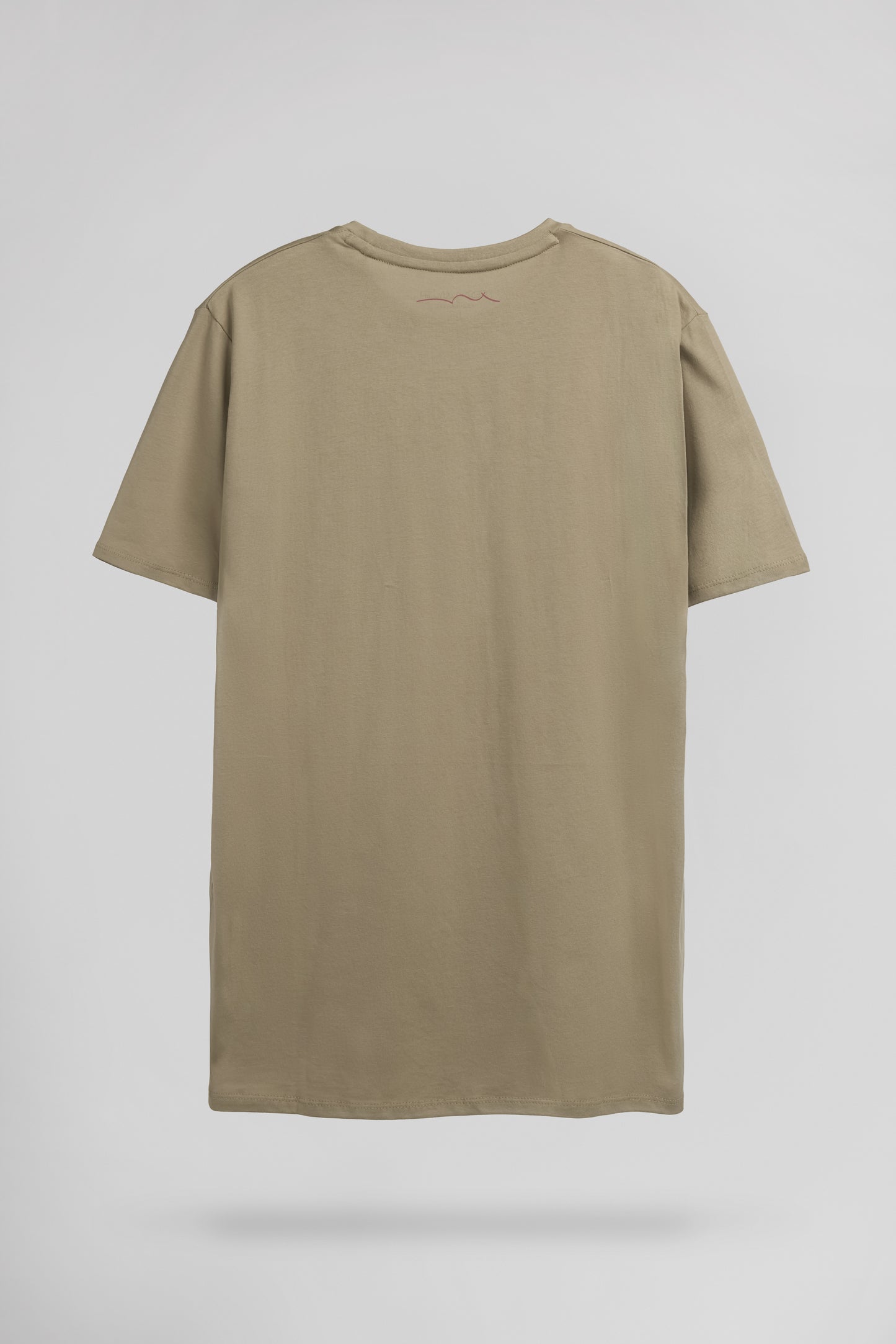 T-shirt col rond T-JIM MC WOLF BEIGE