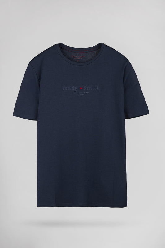 Achat T-shirt col rond T-JIM MC TOTAL NAVY