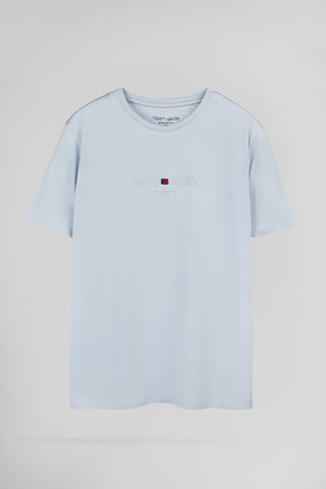 T-shirt col rond T-JIM MC PASTEL BLUE