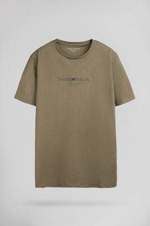 T-shirt col rond T-JIM MC DUSTY KAKI