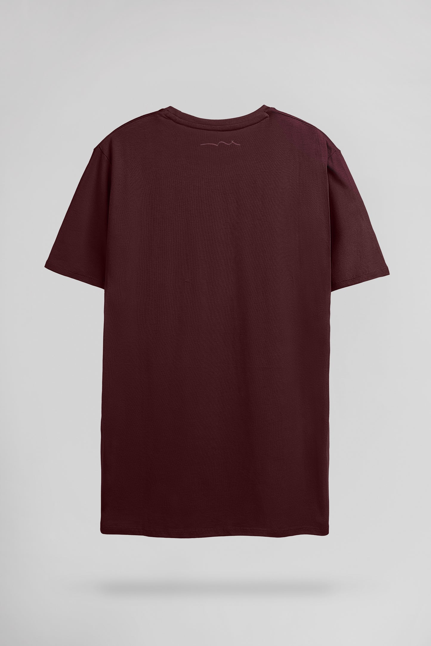 T-shirt col rond T-JIM MC BORDEAUX FONCE