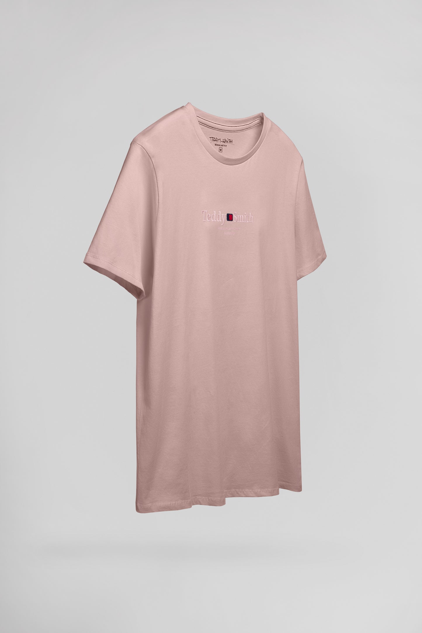 T-shirt col rond T-JIM MC WOOD ROSE