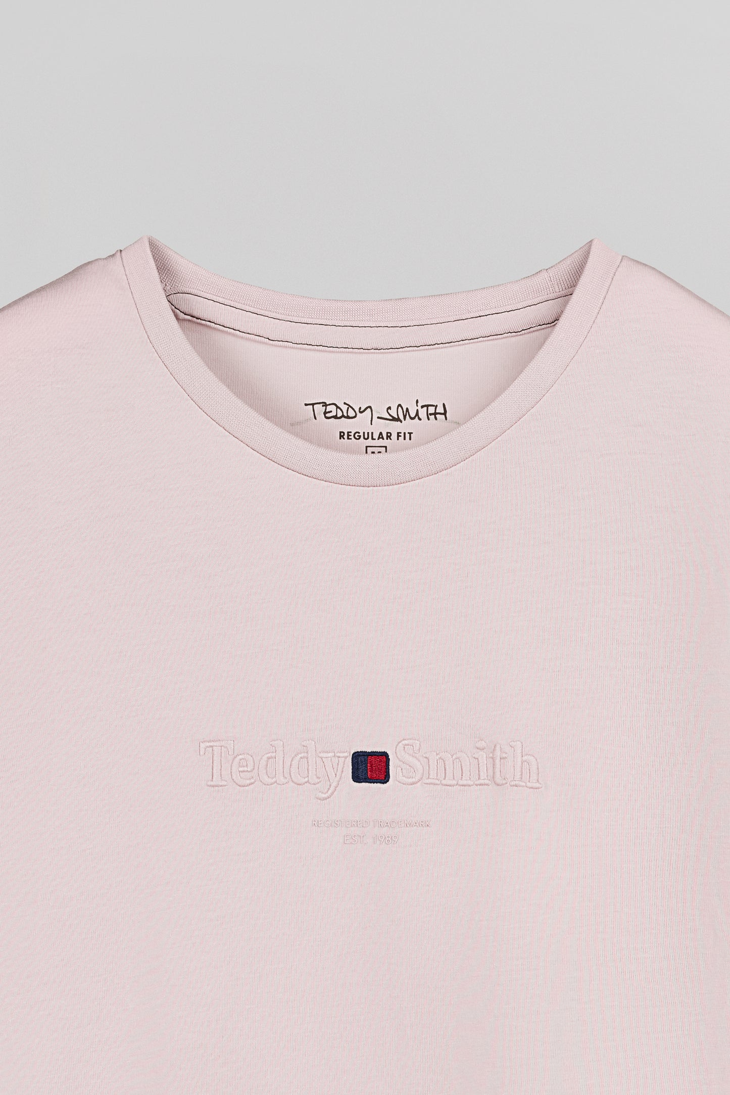 T-shirt col rond T-JIM MC ROSE QUARTZ