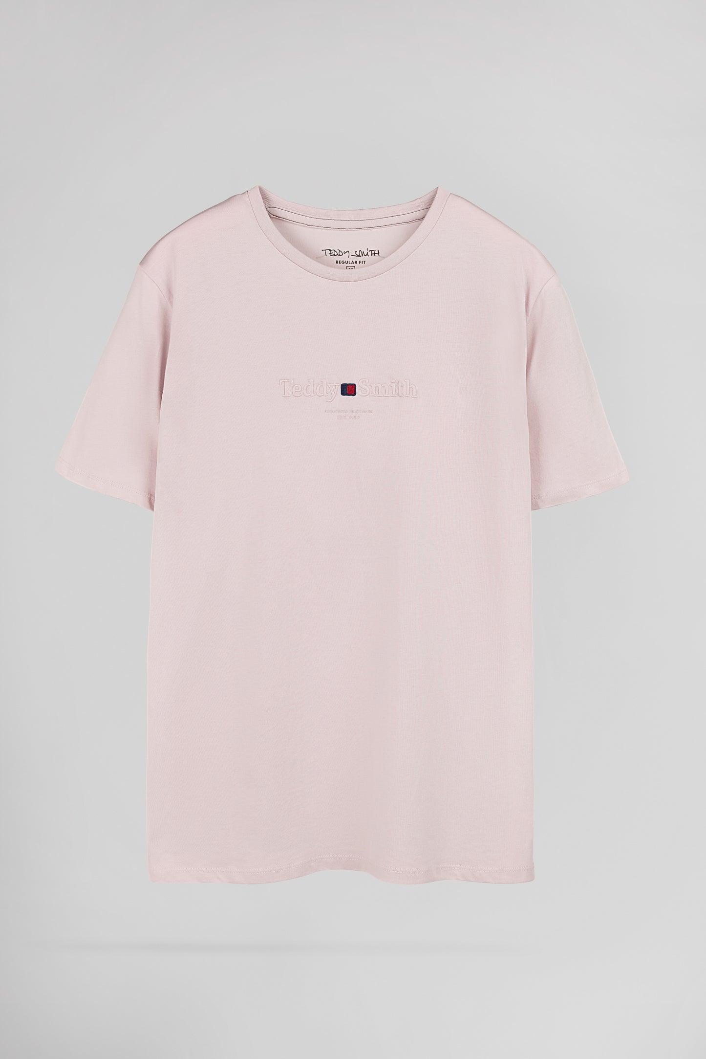 T-shirt col rond T-JIM MC ROSE QUARTZ