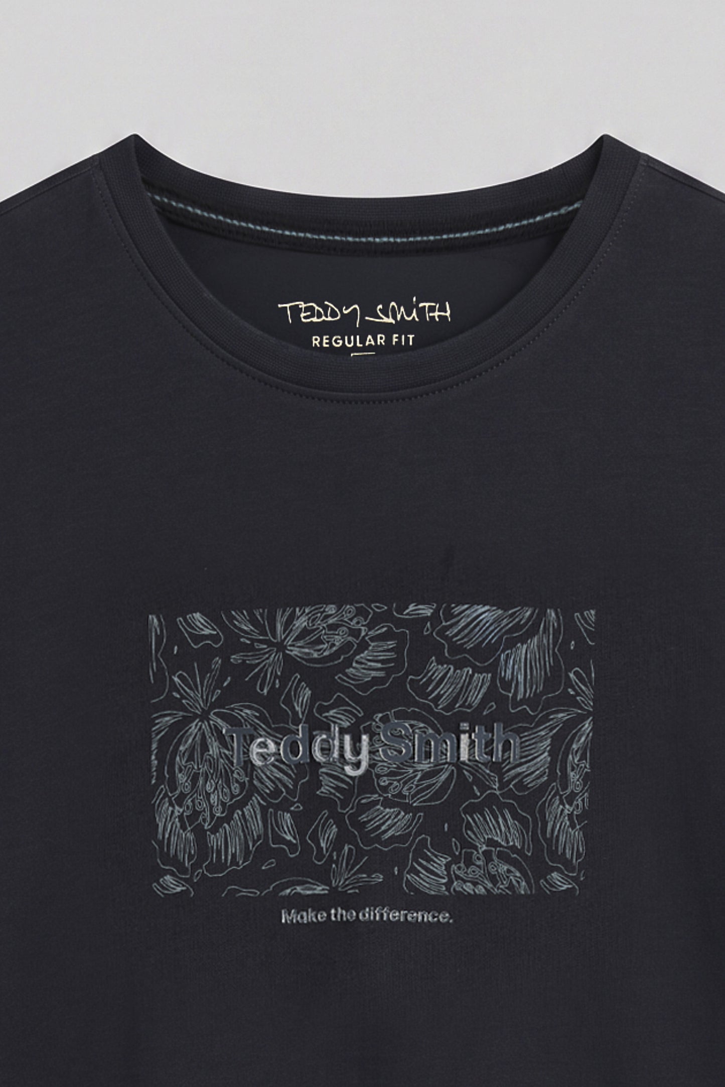 T-shirt col rond T-ARES MC DARK NAVY