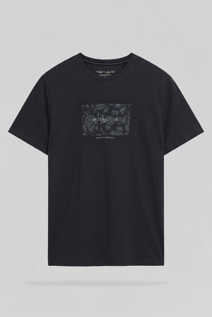 T-shirt col rond T-ARES MC DARK NAVY