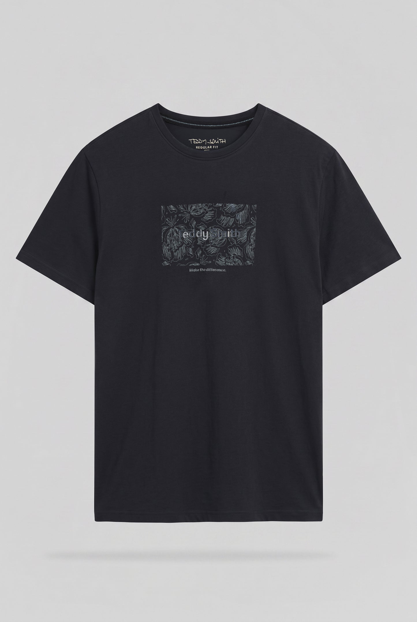 T-shirt col rond T-ARES MC DARK NAVY