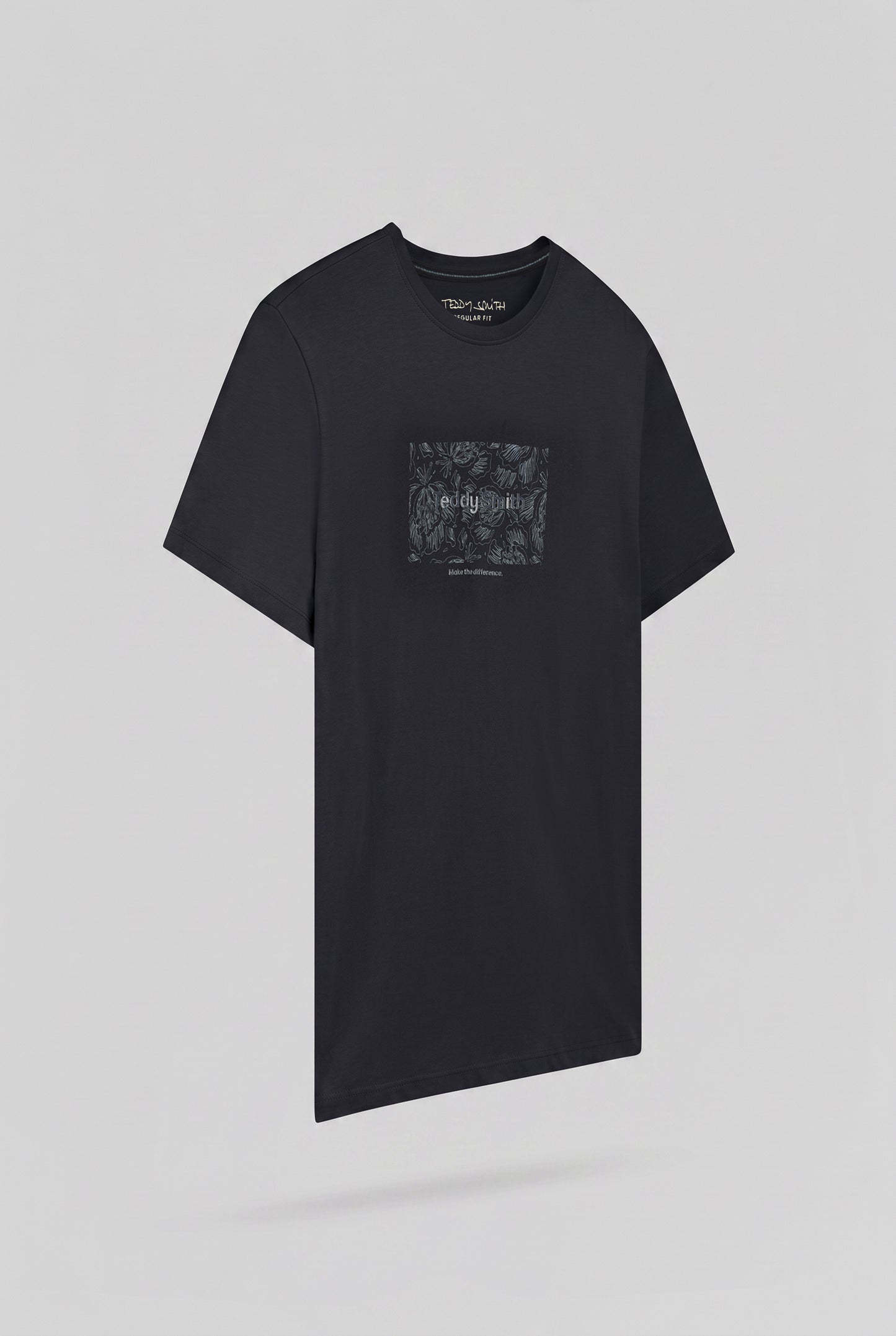 T-shirt col rond T-ARES MC DARK NAVY