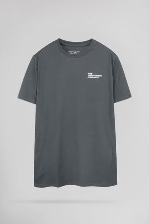 T-shirt T-COMPANY MC GRIS METEORE