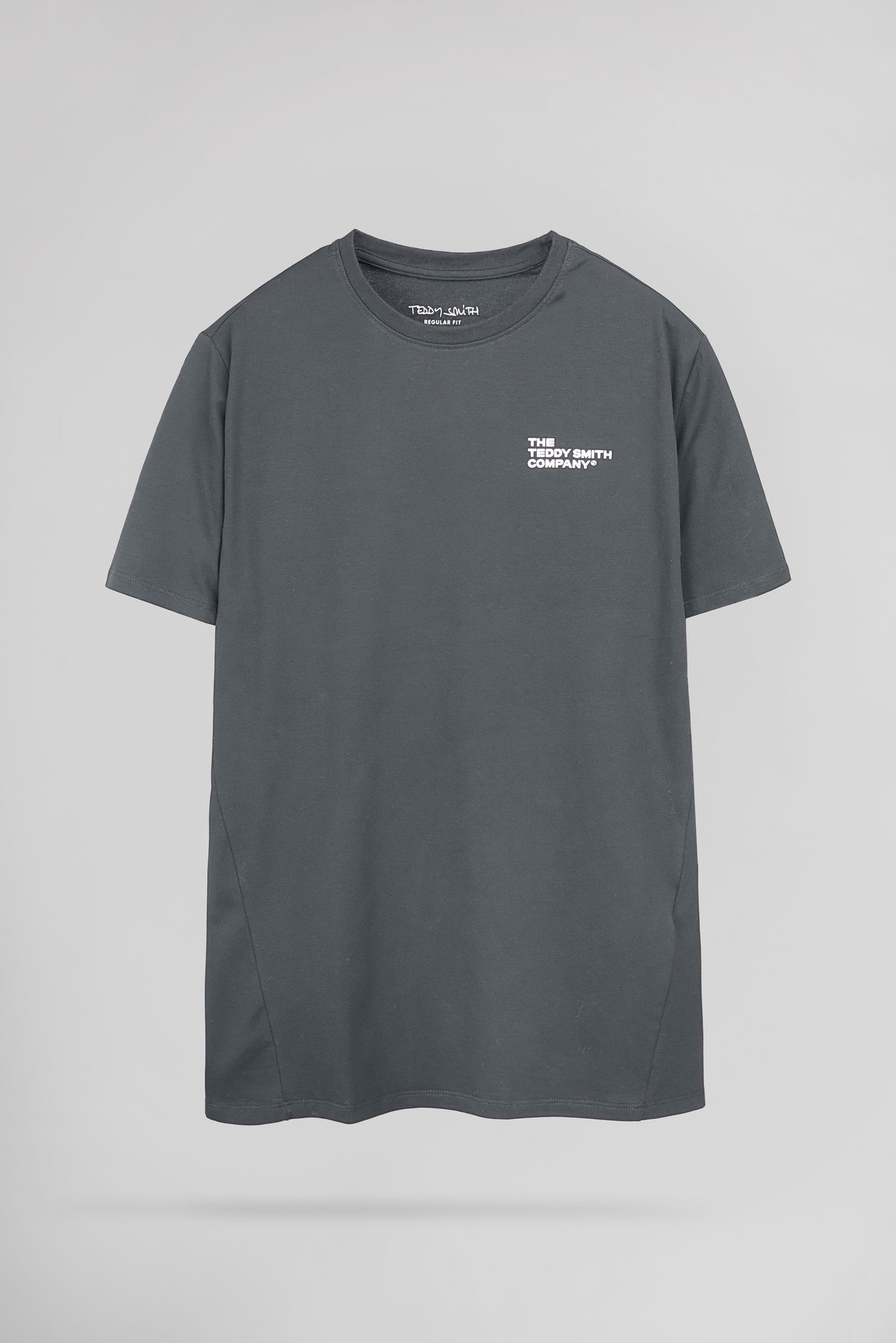 T-shirt T-COMPANY MC GRIS METEORE