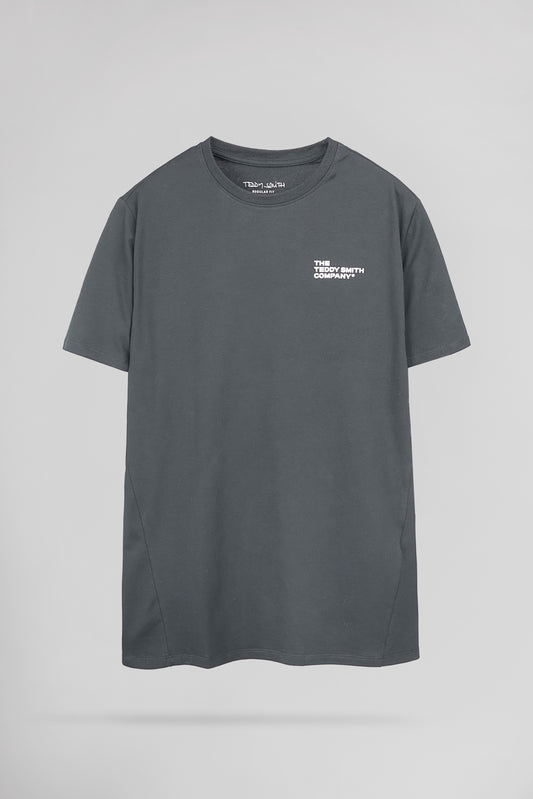 Achat T-shirt T-COMPANY MC GRIS METEORE