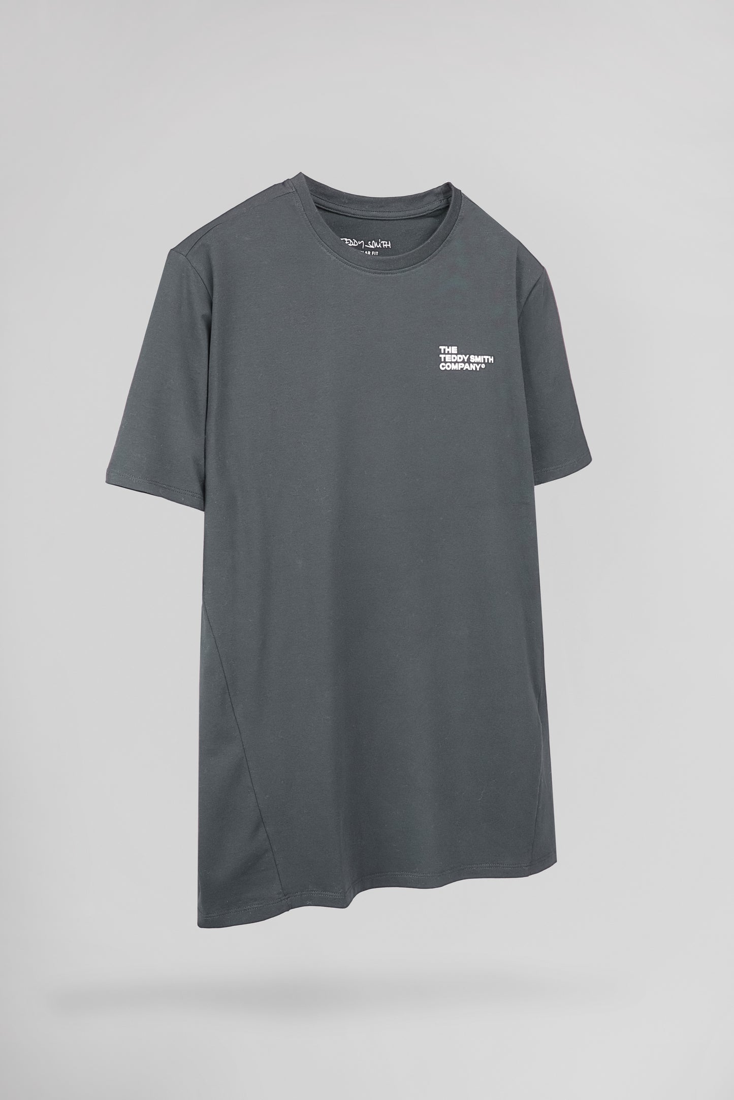 T-shirt T-COMPANY MC GRIS METEORE