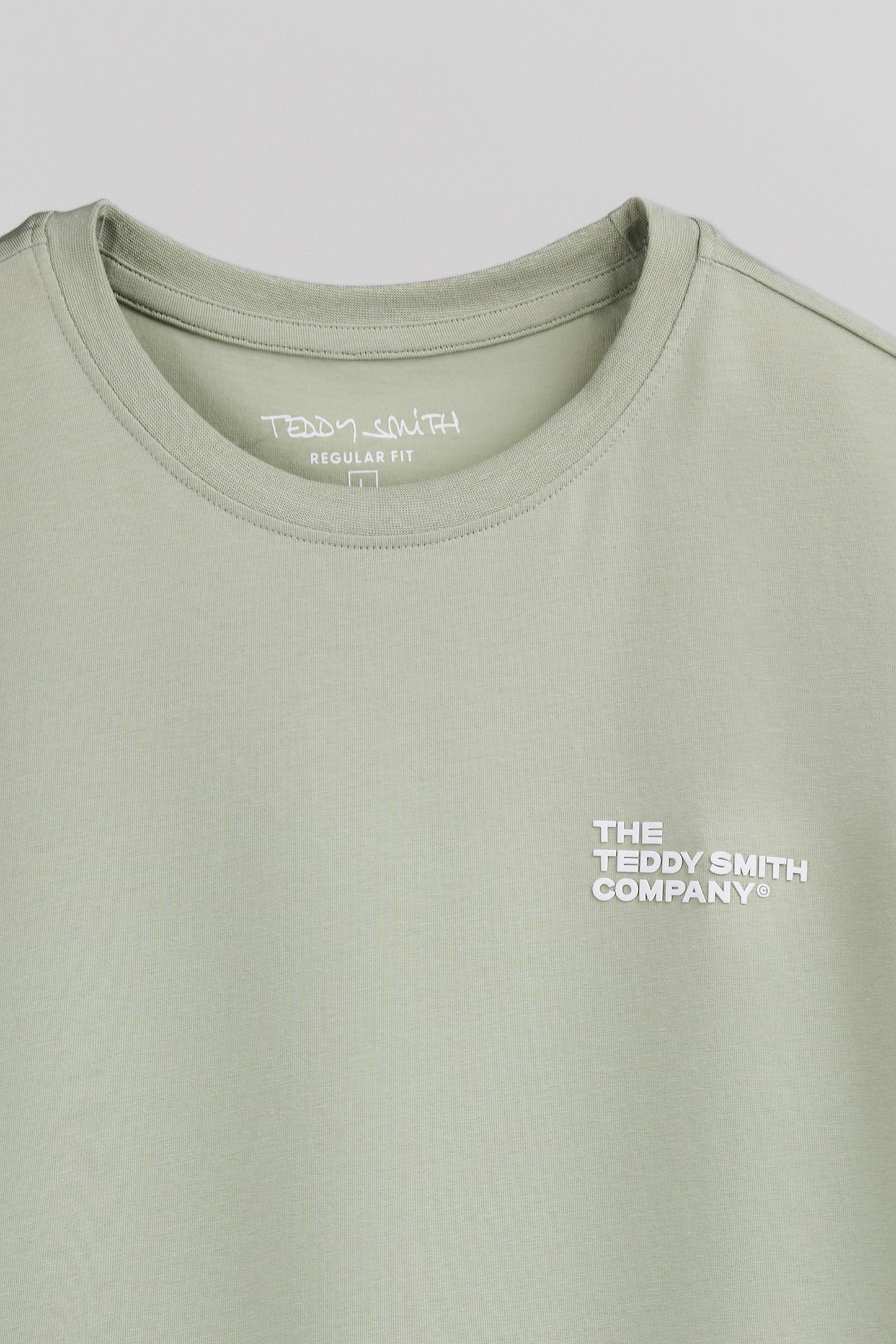 T-shirt T-COMPANY MC VERT SAUGE